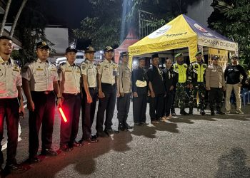 Personil Gabungan TNI Polri Warnai Pelayanan Pengamanan Kegiatan Tasyakuran dan Pengesahan Warga Baru PSHT Cabang Kabupaten Blitar